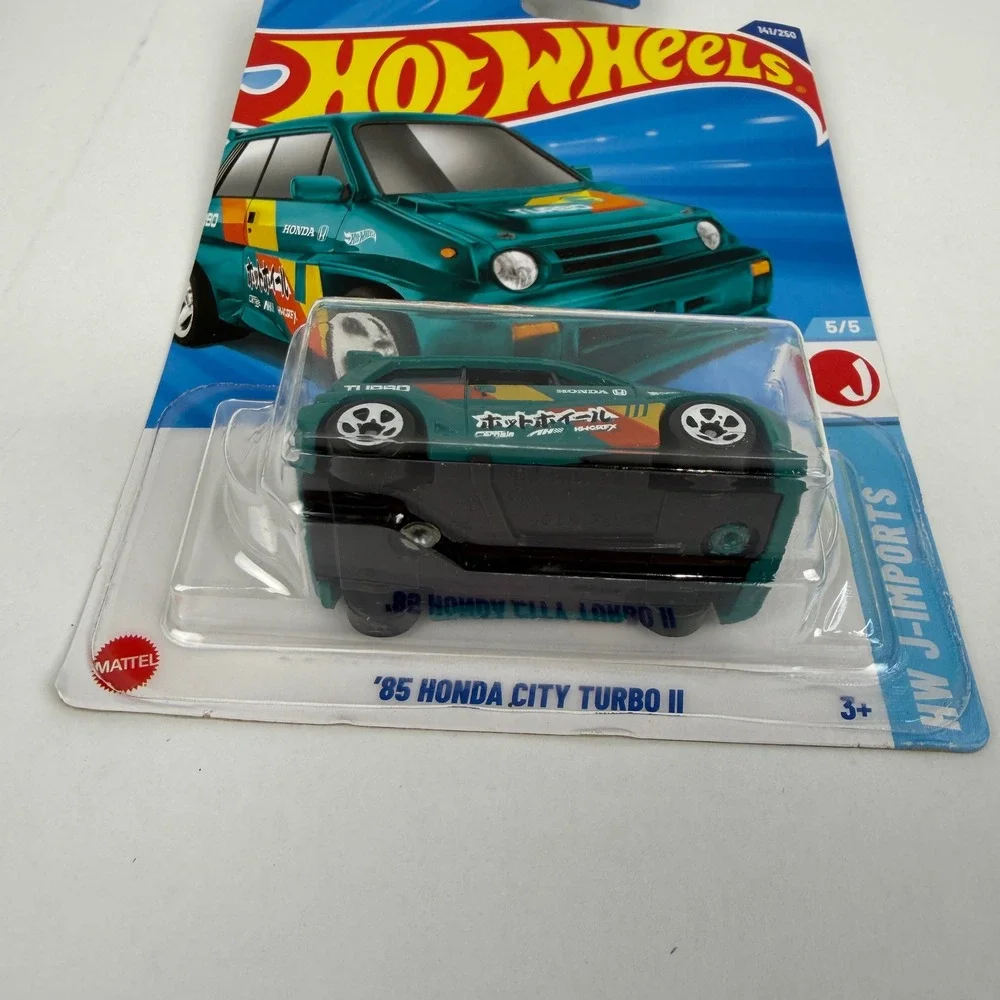 Hot Wheels 85 Honda City Turbo II Teal 2024 HW‎ J-Imports 141/250 5/5 JDM Car
